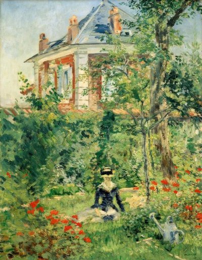 ベルビュー庭園内 作： Édouard Manet